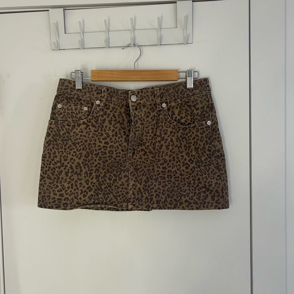 Zara Leopard Skirt